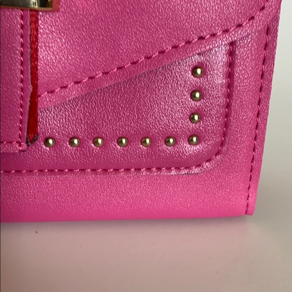 Trendy pink fashion crossbody handbag purse - Picture 5 of 9